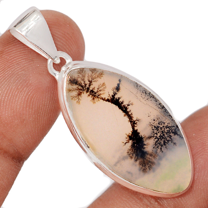 1.7" Scenic Dendritic Agate Pendants - SDAP3563