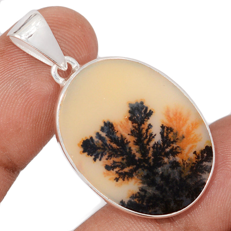 1.6" Scenic Dendritic Agate Pendants - SDAP3564