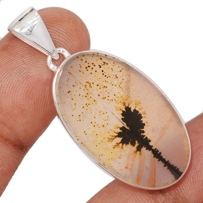 1.7" Scenic Dendritic Agate Pendants - SDAP3565