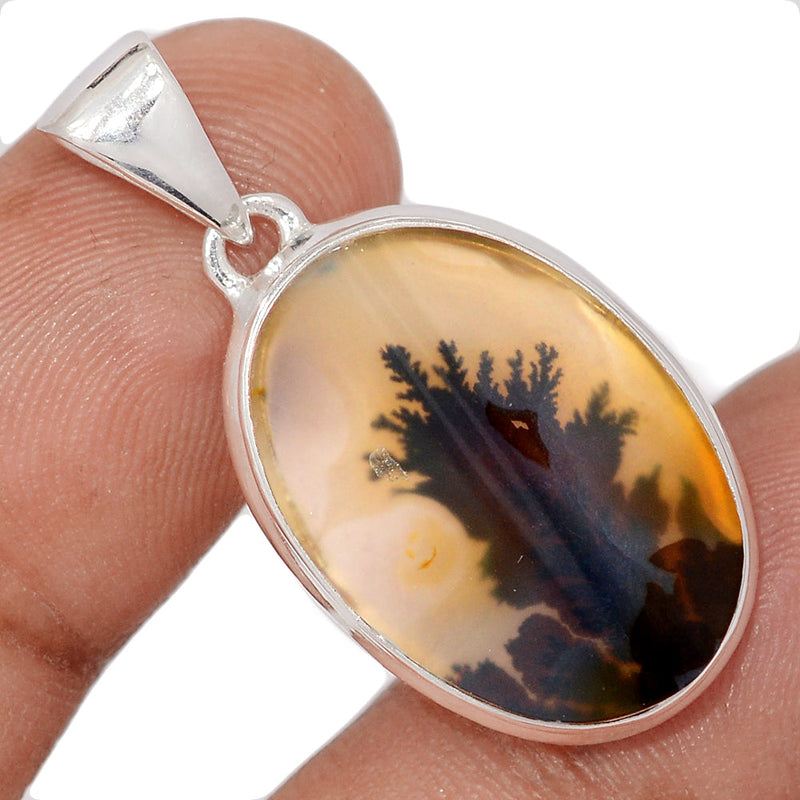 1.3" Scenic Dendritic Agate Pendants - SDAP3568
