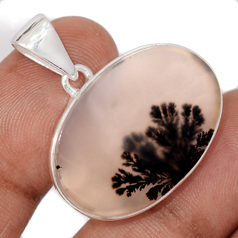 1.2" Scenic Dendritic Agate Pendants - SDAP3569
