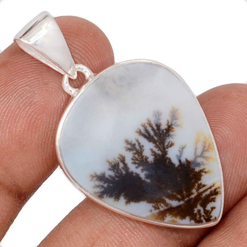1.5" Scenic Dendritic Agate Pendants - SDAP3577