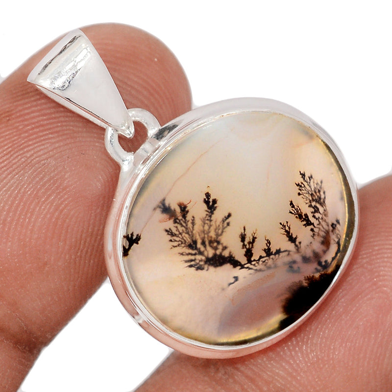 1.2" Scenic Dendritic Agate Pendants - SDAP3582