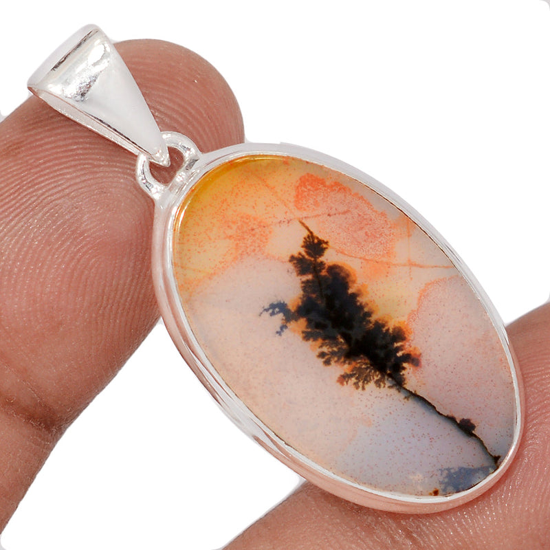 1.6" Scenic Dendritic Agate Pendants - SDAP3585