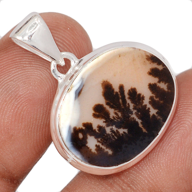 1.1" Scenic Dendritic Agate Pendants - SDAP3586