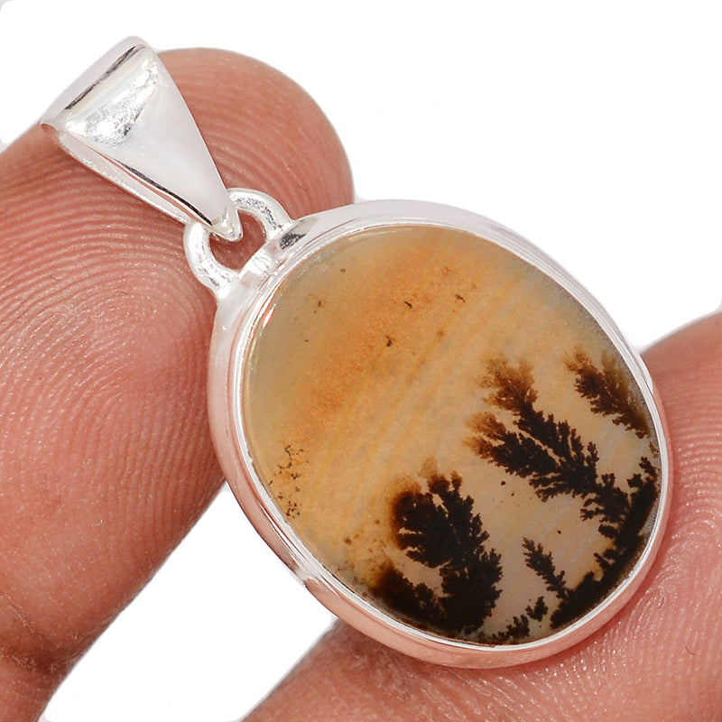 1.2" Scenic Dendritic Agate Pendants - SDAP3587