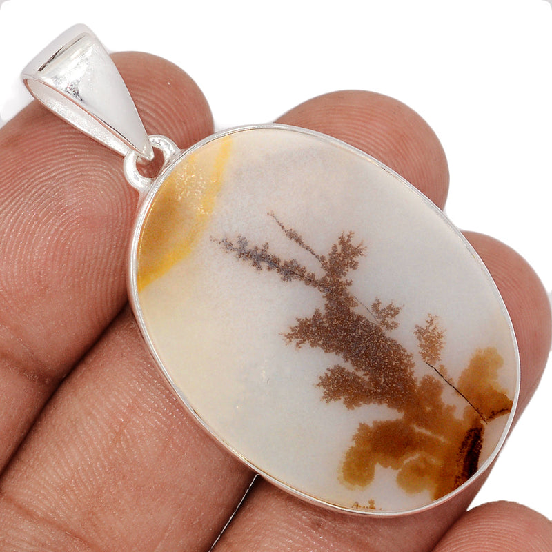 1.8" Scenic Dendritic Agate Pendants - SDAP3588