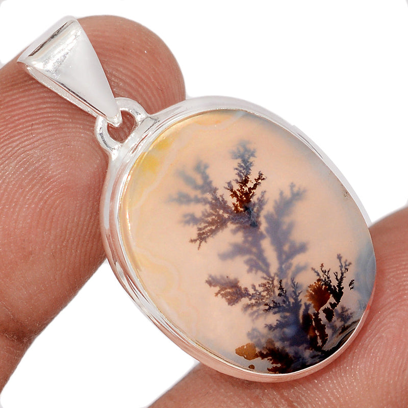 1.3" Scenic Dendritic Agate Pendants - SDAP3589