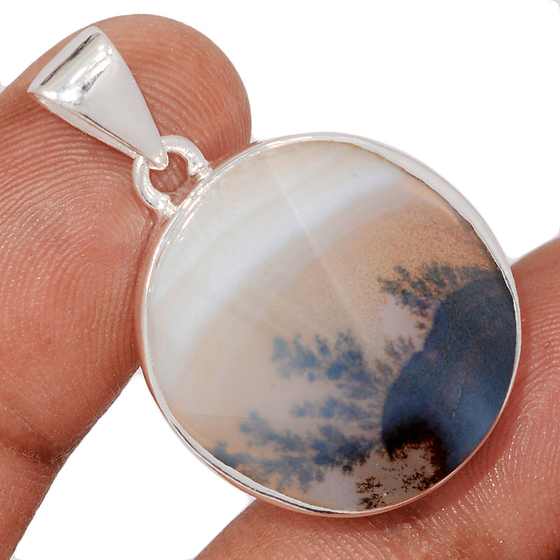 1.3" Scenic Dendritic Agate Pendants - SDAP3592
