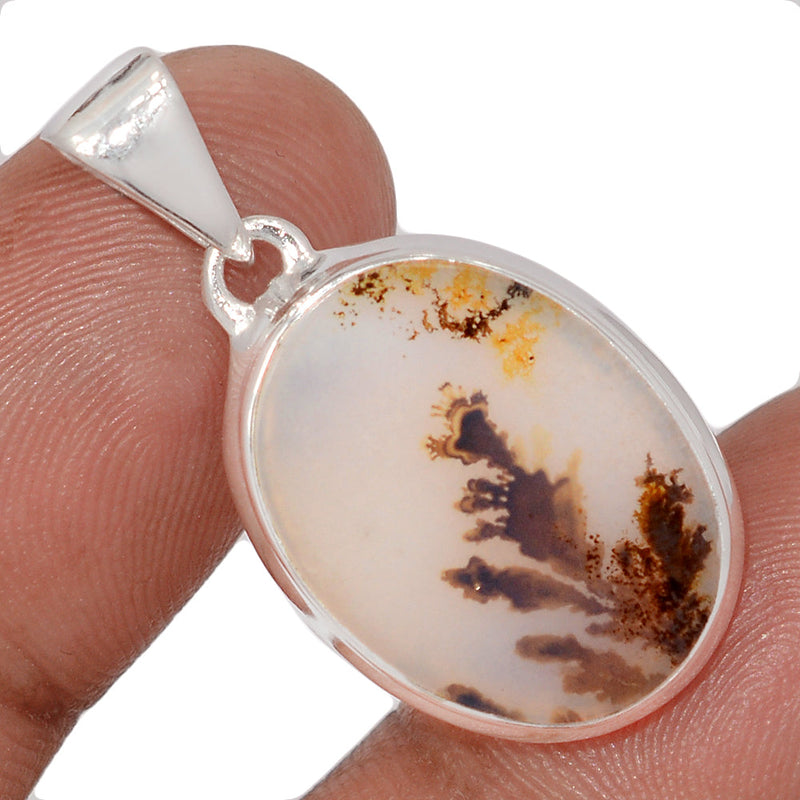 1.3" Scenic Dendritic Agate Pendants - SDAP3602