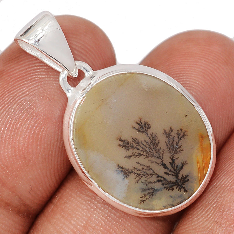 1.2" Scenic Dendritic Agate Pendants - SDAP3605