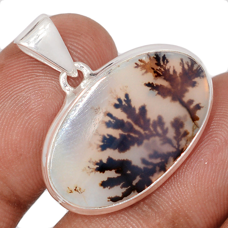 1.1" Scenic Dendritic Agate Pendants - SDAP3608