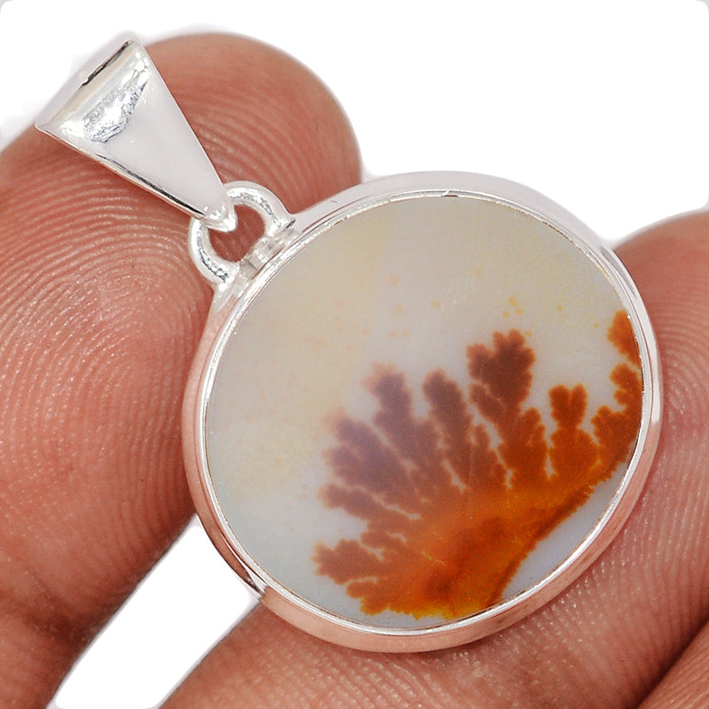1.2" Scenic Dendritic Agate Pendants - SDAP3609