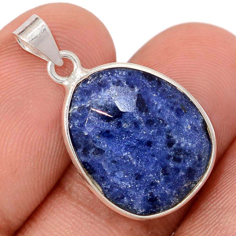 1" Sodalite Faceted Pendants - SDFP15