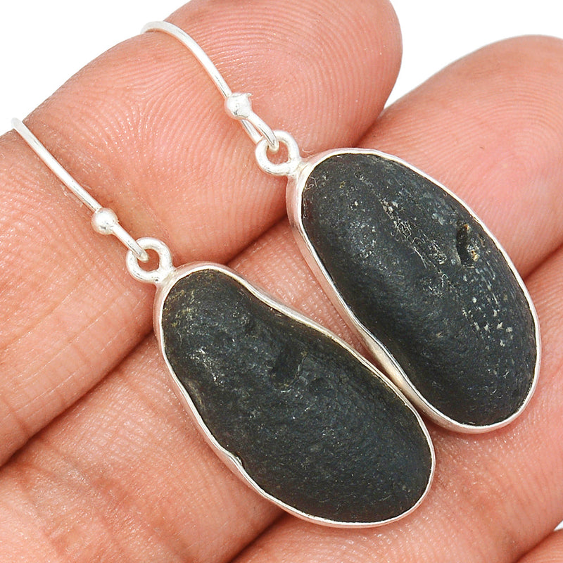 1.6" Saffordite Tektite Earrings - SDTE124