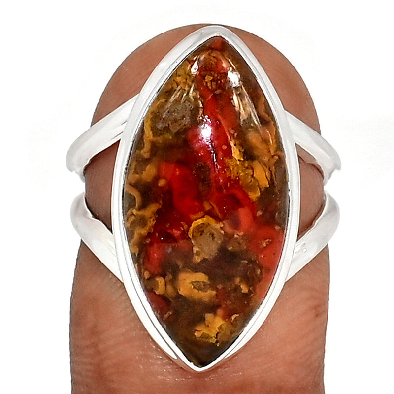 Seam Agate Ring - SMAR328