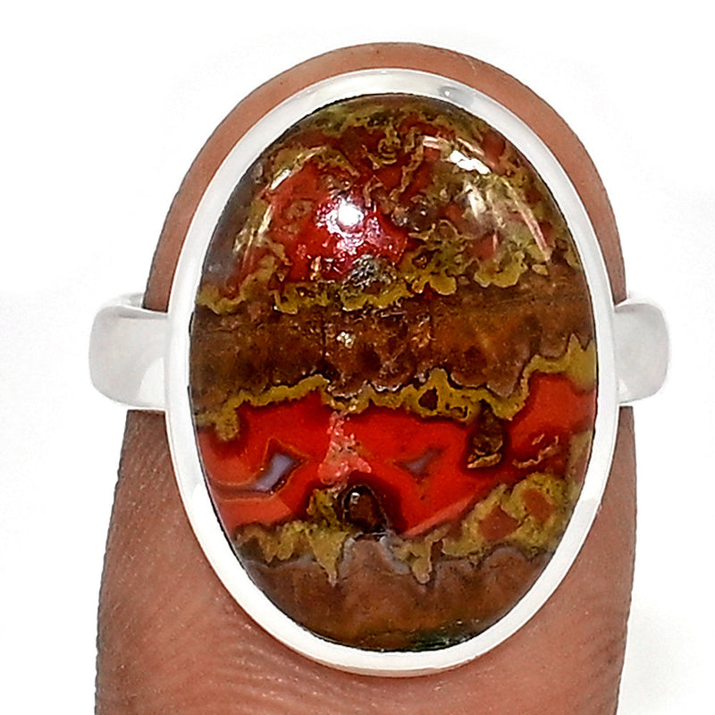 Seam Agate Ring - SMAR346