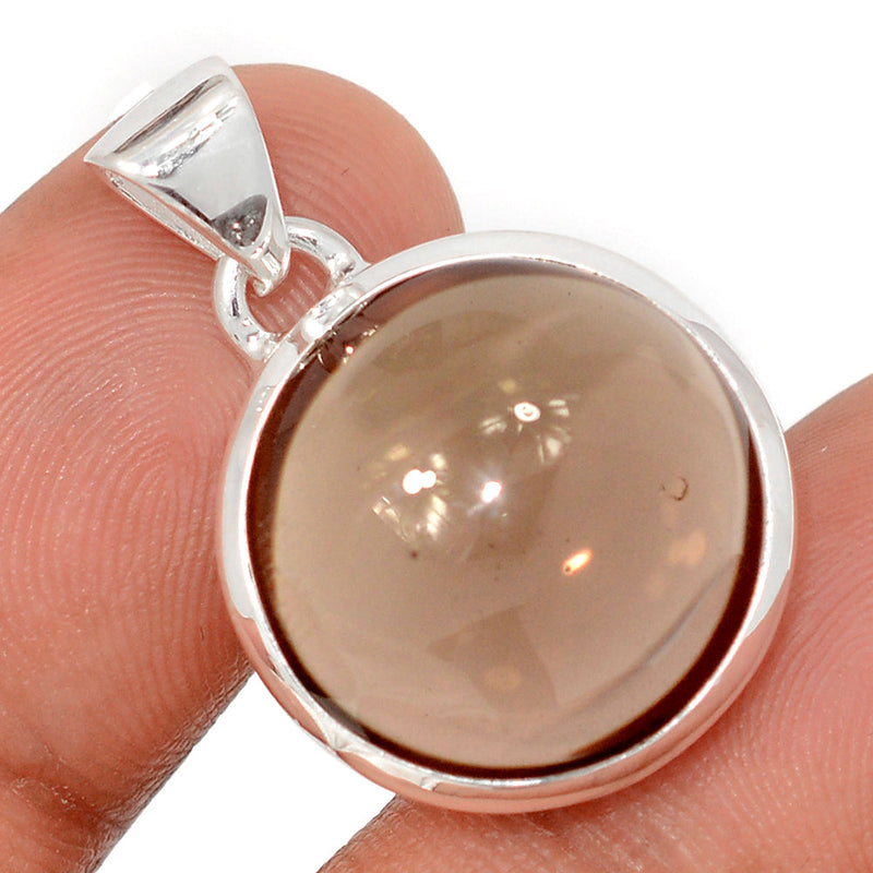 1.1" Smokey Quartz Cabochon Pendants - SMCP148