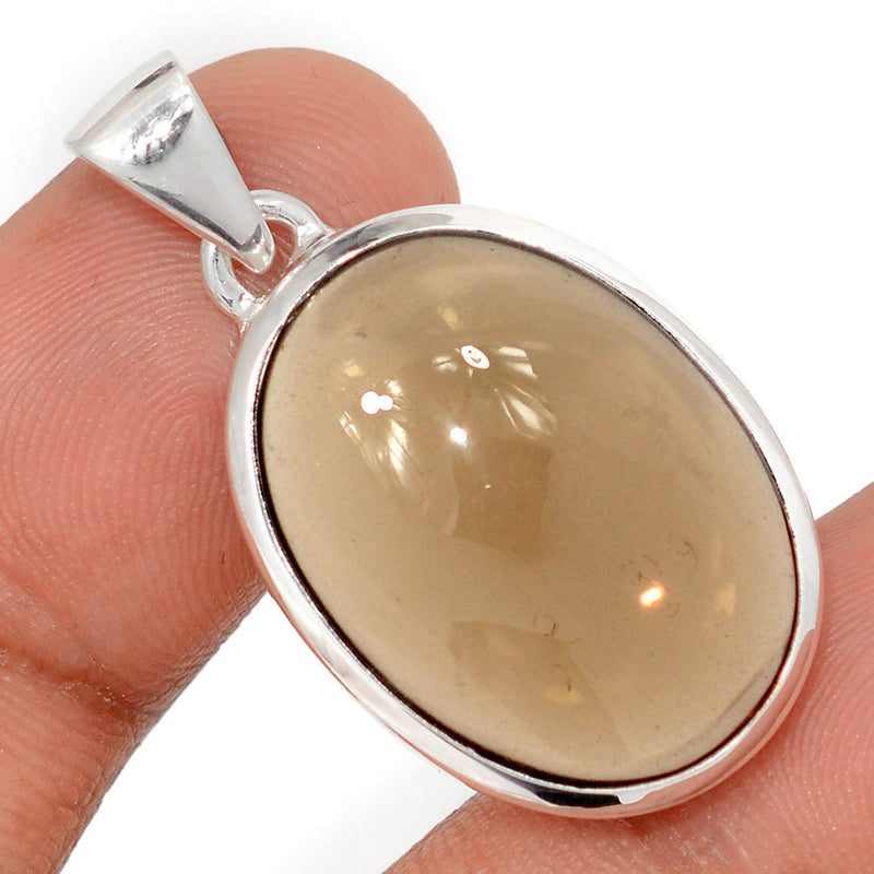 1.5" Smokey Quartz Cabochon Pendants - SMCP151