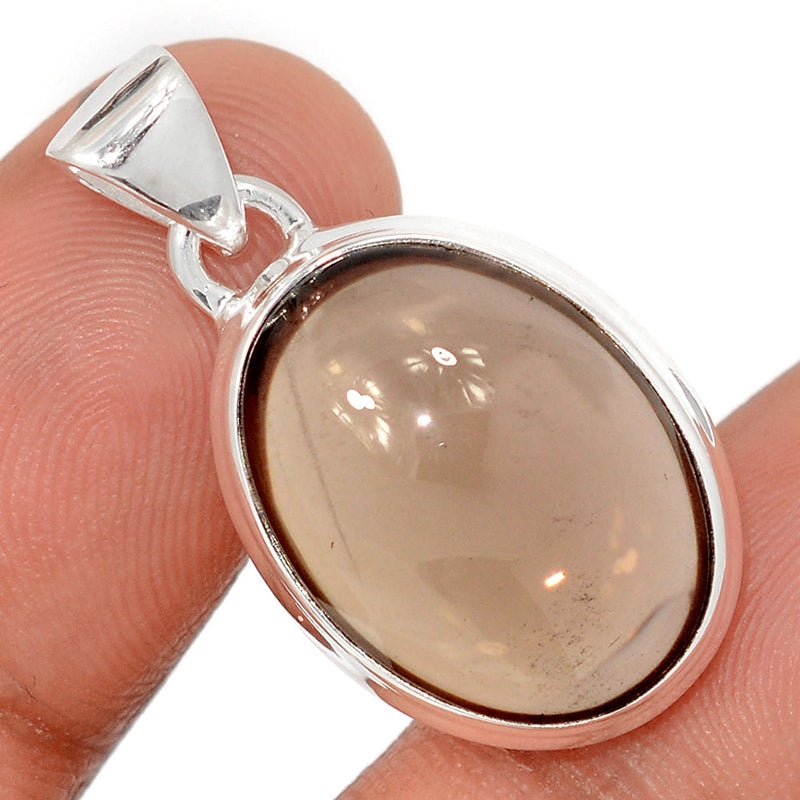 1.2" Smokey Quartz Cabochon Pendants - SMCP152