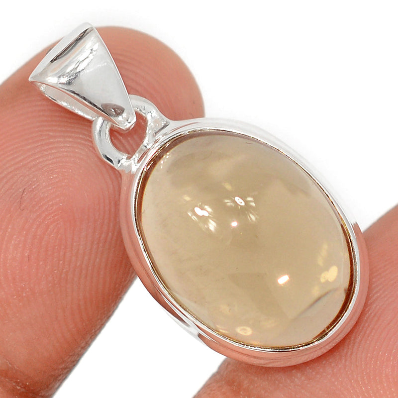 1.1" Smokey Quartz Cabochon Pendants - SMCP156