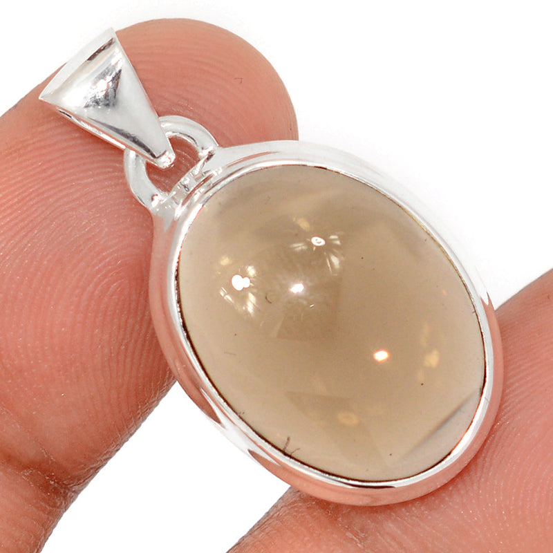 1.2" Smokey Quartz Cabochon Pendants - SMCP157