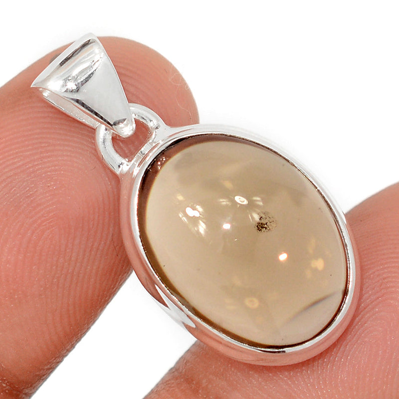 1.1" Smokey Quartz Cabochon Pendants - SMCP160