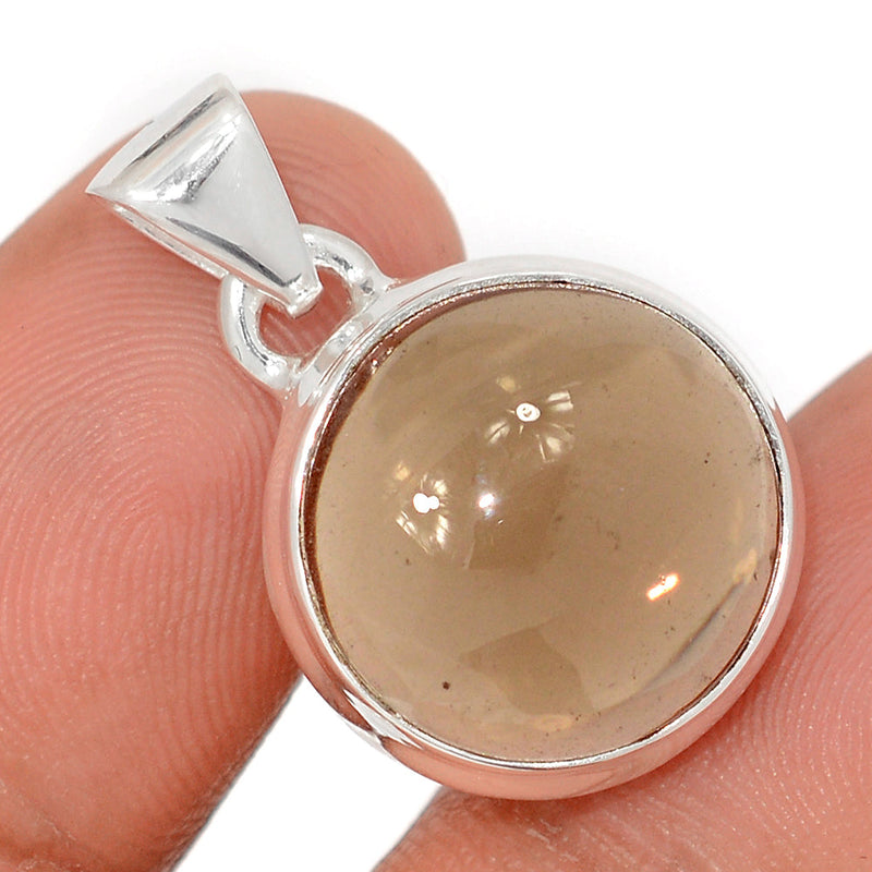 1.1" Smokey Quartz Cabochon Pendants - SMCP161