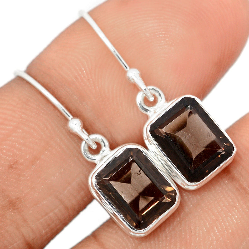 1.1" Smokey Quartz Earrings - SMQE965