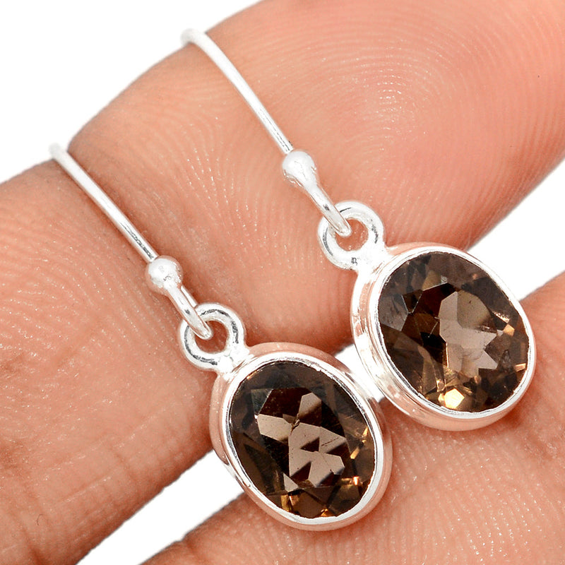 1" Smokey Quartz Earrings - SMQE967