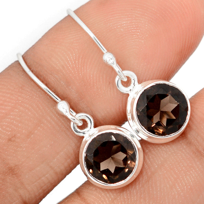1" Smokey Quartz Earrings - SMQE972