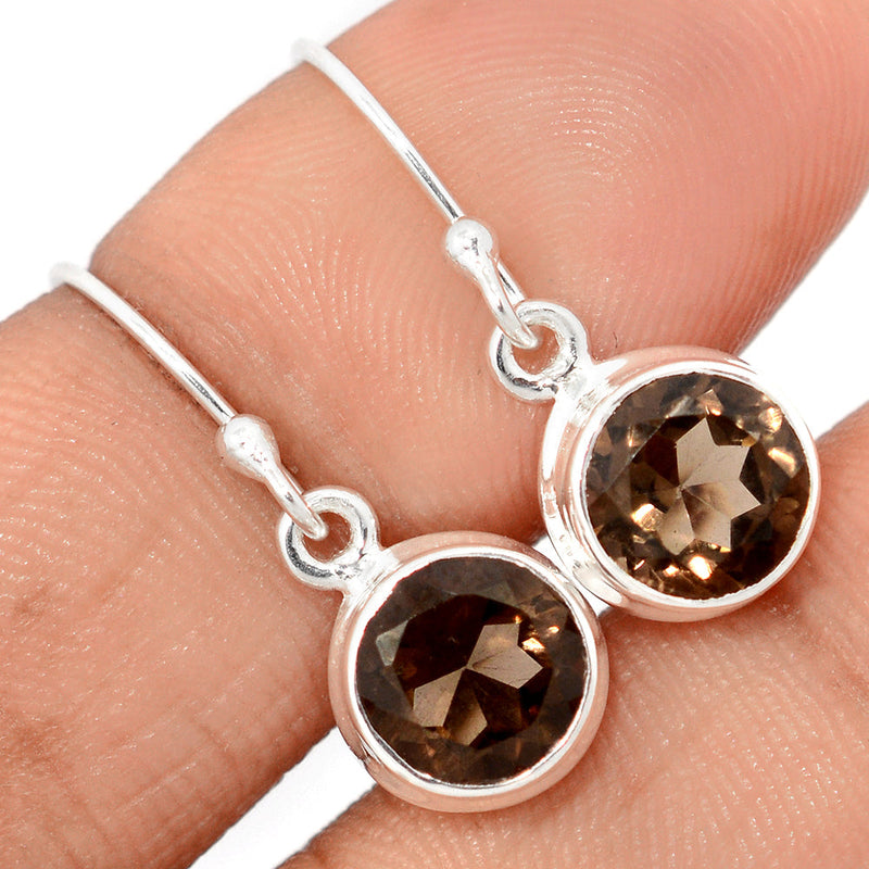 1" Smokey Quartz Earrings - SMQE978