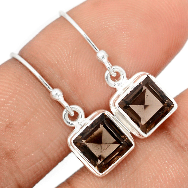 1" Smokey Quartz Earrings - SMQE981