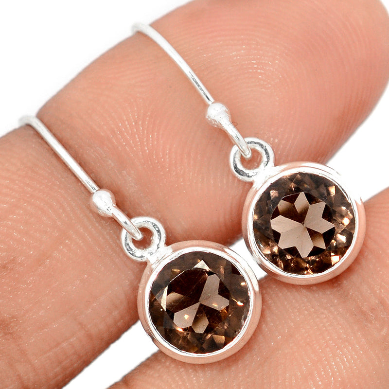 1" Smokey Quartz Earrings - SMQE982