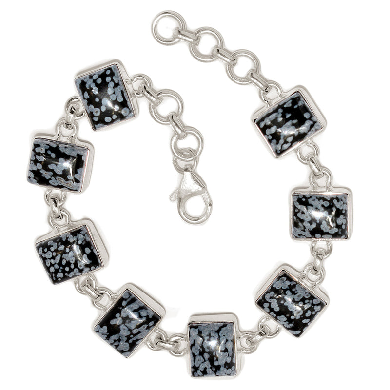 8.5" Snowflakes Bracelets - SNFB25
