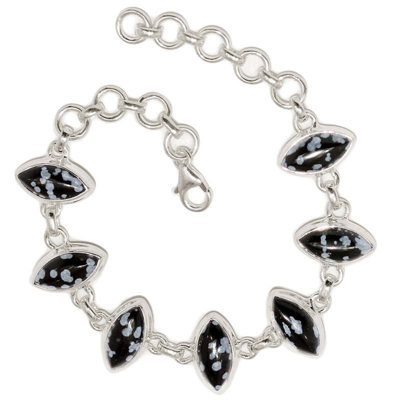 8.2" Snowflakes Bracelets - SNFB27