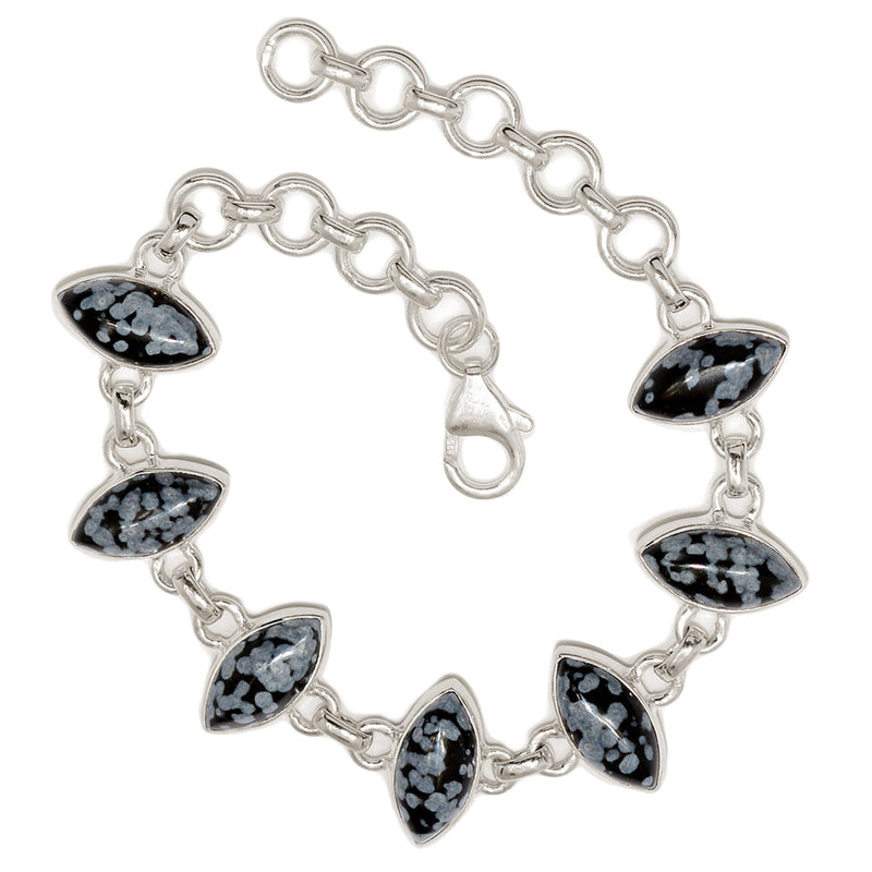 8.2" Snowflakes Bracelets - SNFB29