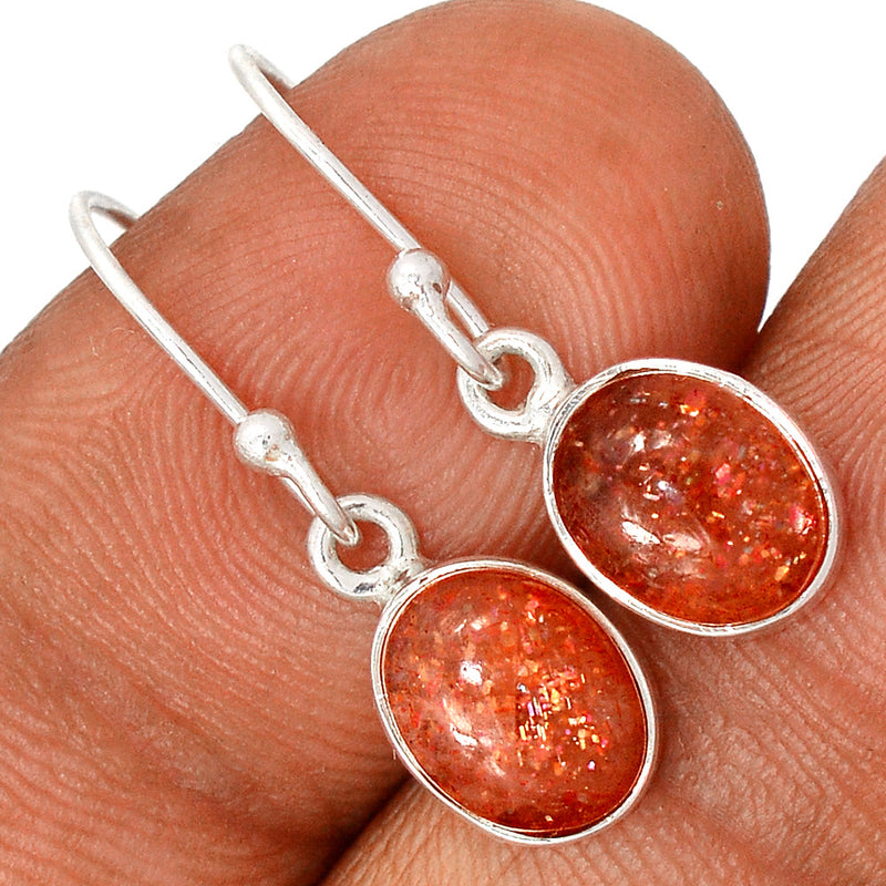 1.1" Sunstone Earrings - SNSE44