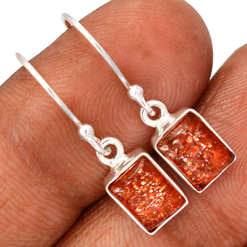 1" Sunstone Earrings - SNSE70