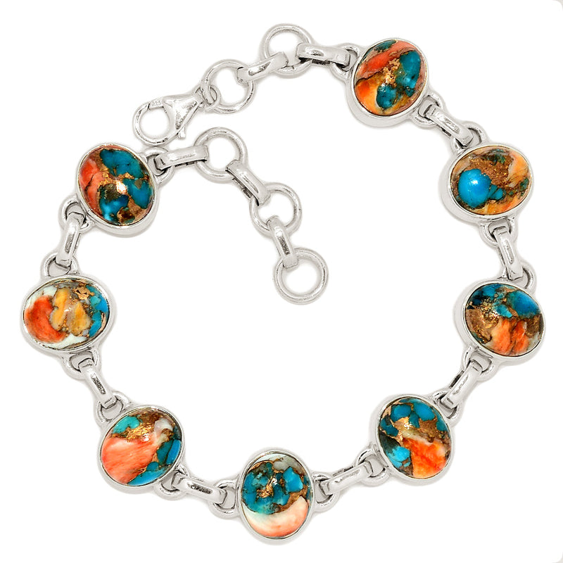 8.3" Spiny Oyster Arizona Turquoise Bracelets - SOTB20