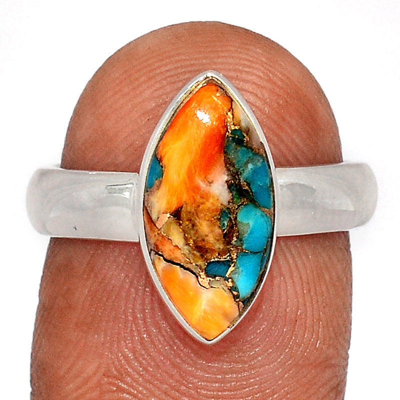 Spiny Oyster Arizona Turquoise Ring - SOTR2071