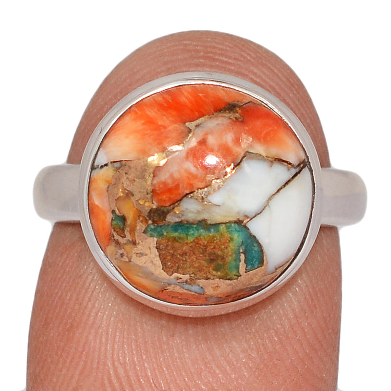 Spiny Oyster Arizona Turquoise Ring - SOTR2104