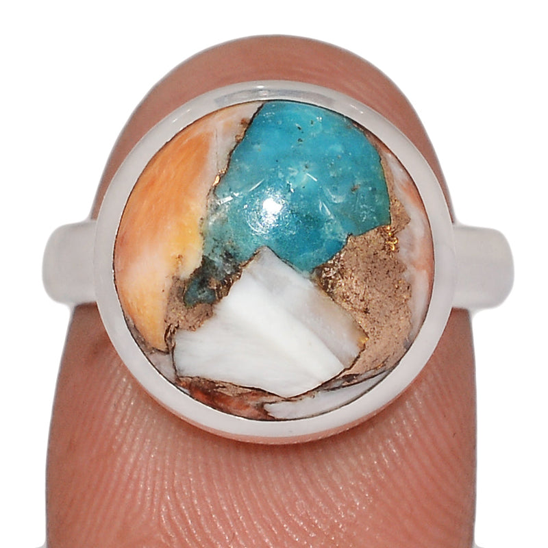Spiny Oyster Arizona Turquoise Ring - SOTR2124