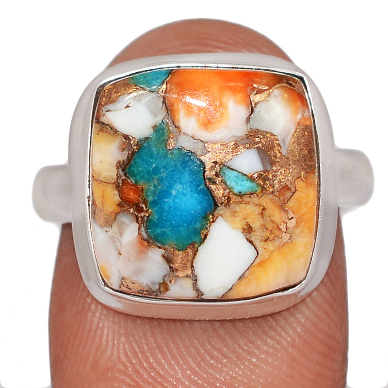 Spiny Oyster Arizona Turquoise Ring - SOTR2149