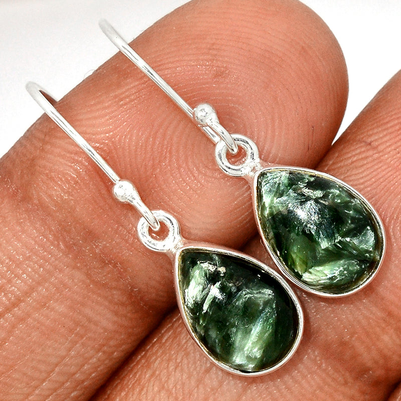 1.2" Seraphinite Earrings - SRPE689