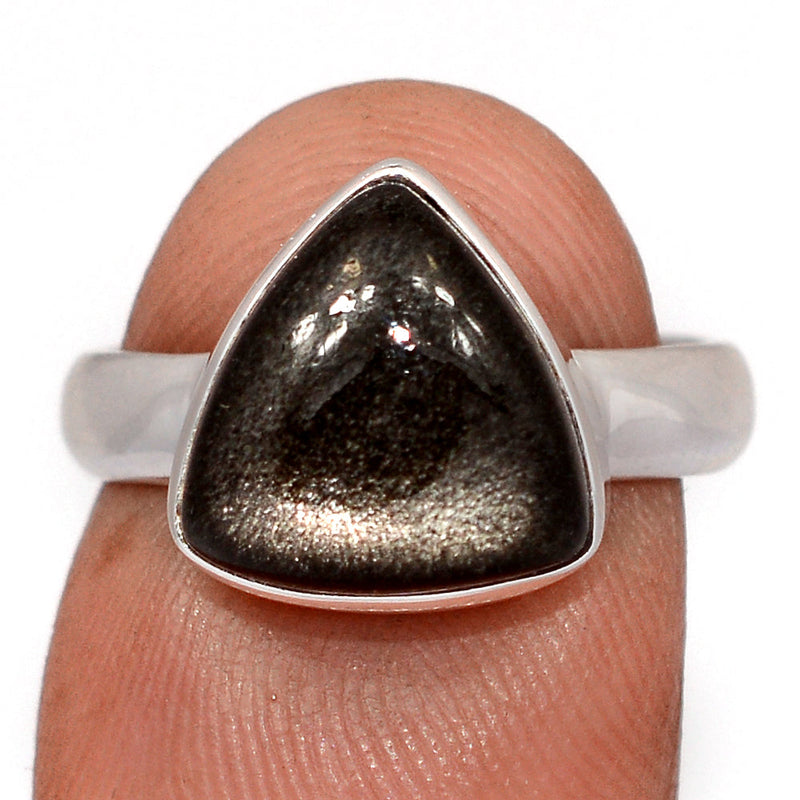 Silver Sheen Obsidian Ring - SSOR124
