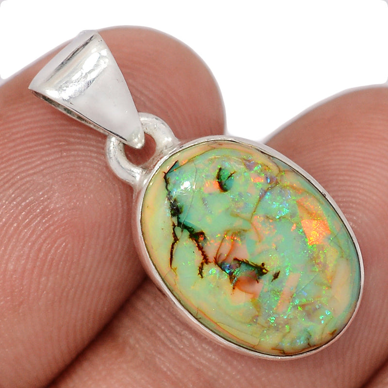 1" Sterling Opal Pendants - STOP676