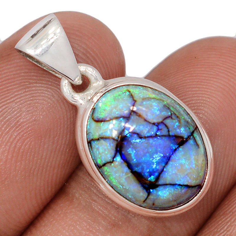 1.1" Sterling Opal Pendants - STOP696