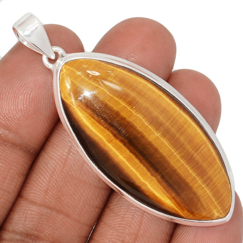 2.2" Extra Large - Tiger Eye Pendants - TEYP2173