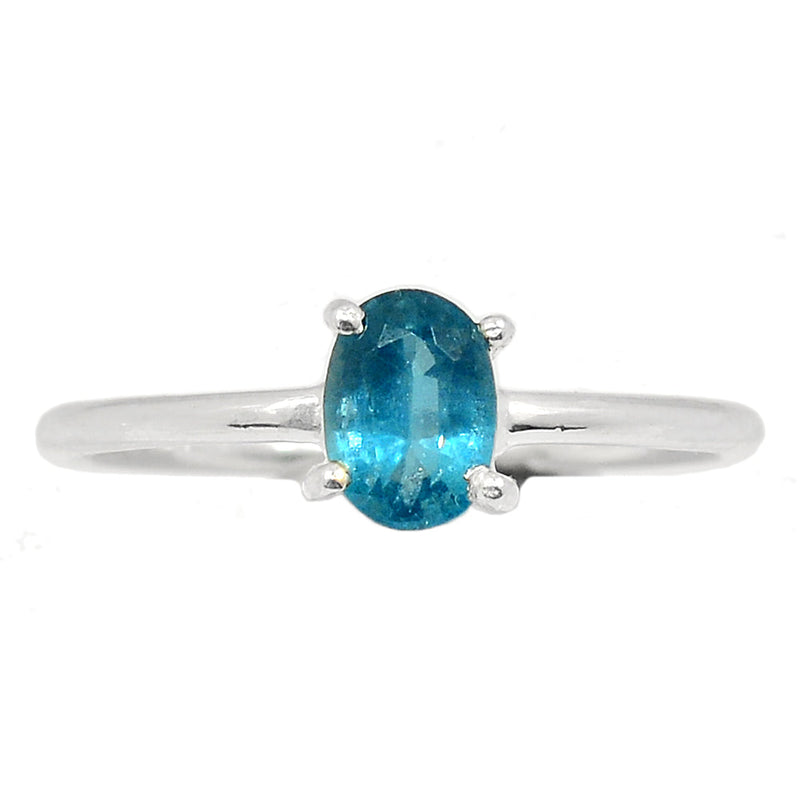 Claw - Teal Blue Kyanite Faceted Ring - TKFR165